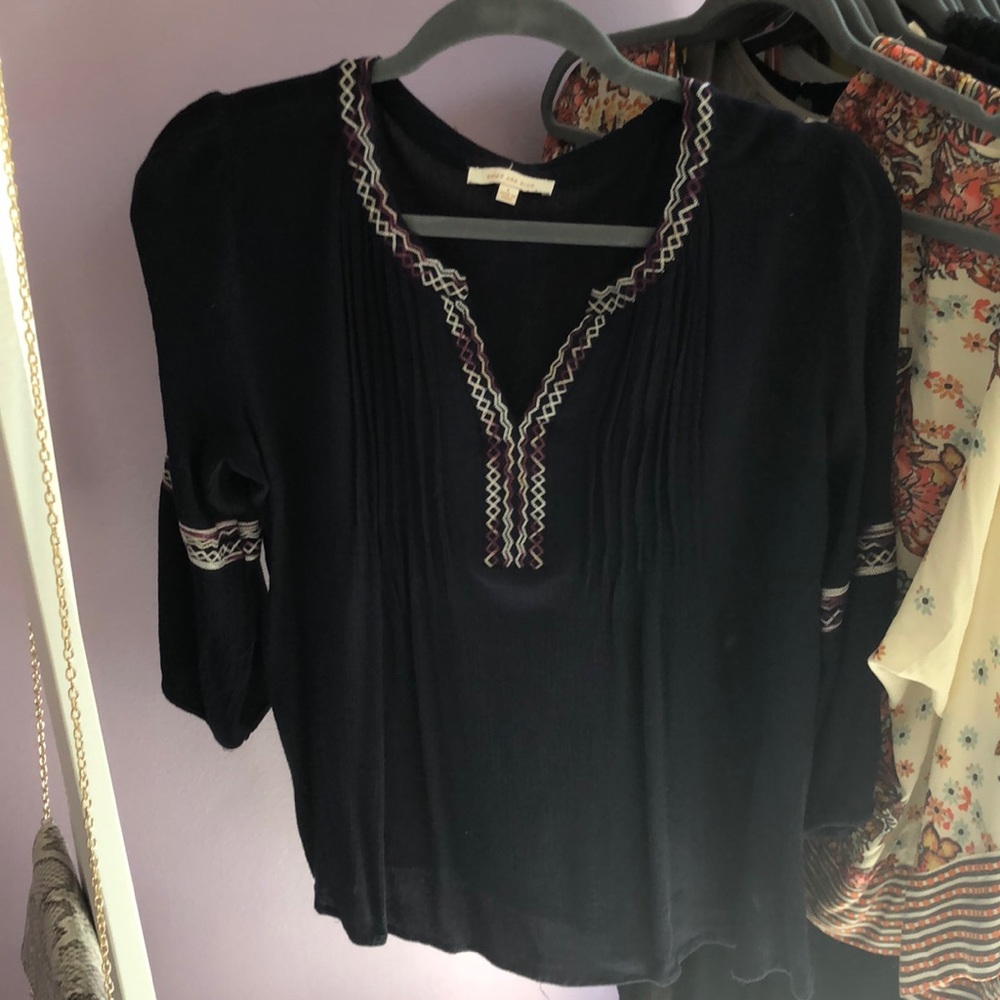 NAVY BLOUSE